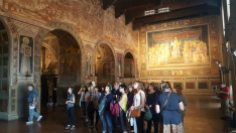 The Aegean Center touring the Palazzo Pubblico in Siena